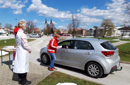 RK Kočevje med cepljenjem